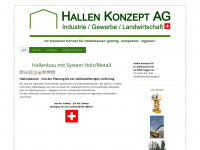 hallenkonzeptag.ch Webseite Vorschau