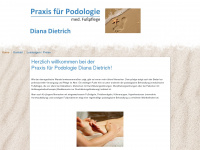 fusspflegepraxis-diana-dietrich.de Webseite Vorschau