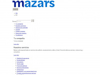 mazars.es Webseite Vorschau