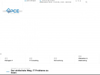 pce-consulting.de Webseite Vorschau