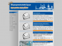 bürgergemeinschaft-speyer.de Webseite Vorschau