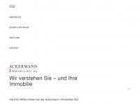 ackermann-immo.ch Webseite Vorschau