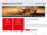 elektromobilitaet.nrw Webseite Vorschau