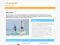 sup-board.net Webseite Vorschau