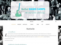 bethel-band-camps.de Webseite Vorschau