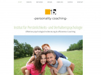 psychologie-coaching.com Webseite Vorschau