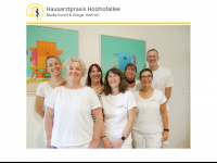 hausarztpraxis-holzhofallee.de Webseite Vorschau