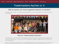 aachen-toastmasters.de Webseite Vorschau