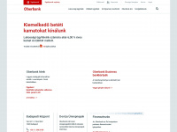 oberbank.hu Webseite Vorschau