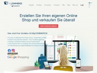 mycommerce.ch Webseite Vorschau