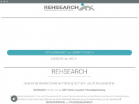 rehsearch.de Webseite Vorschau