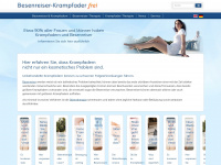 besenreiser-krampfaderfrei.de Webseite Vorschau