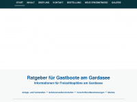 boote-gardasee.de Webseite Vorschau