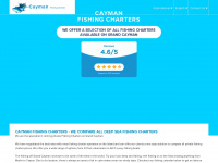 cayman-fishing-charters.com Webseite Vorschau