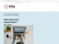 kliq.nl Webseite Vorschau