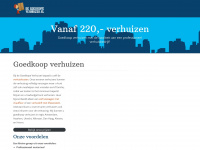 degoedkopeverhuizer.nl Webseite Vorschau