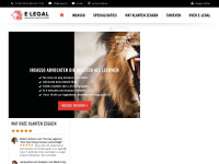 e-legal.nl Webseite Vorschau