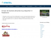 attracties.nl Webseite Vorschau