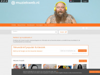 muziekweb.nl Webseite Vorschau