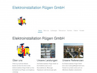 elektroinstallationruegen.de Webseite Vorschau