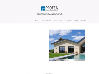 profea.co.at Webseite Vorschau