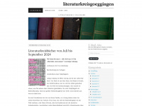 literaturkreisgoeggingen.wordpress.com Webseite Vorschau