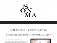 sonma.ch Webseite Vorschau