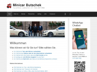 minicar-butschek.de Webseite Vorschau