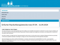 psychotherapiewoche.de Webseite Vorschau