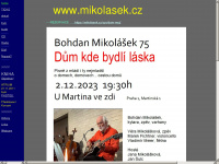mikolasek.cz Webseite Vorschau