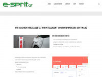 e-sprit.at Webseite Vorschau