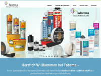 tabema.de Webseite Vorschau