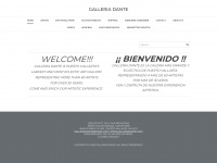 galleriadante.com Webseite Vorschau