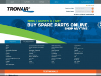 tronair.com Webseite Vorschau