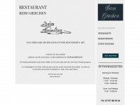 restaurant-beim-griechen.de Webseite Vorschau