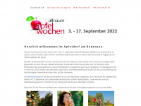 apfelwochen.ch Webseite Vorschau