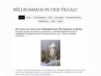 villa27.ch Webseite Vorschau