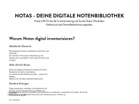 notas.ch Webseite Vorschau