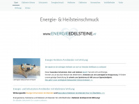 energieedelsteine.at Webseite Vorschau