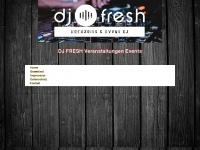 djfresh-veranstaltungen-events.de Webseite Vorschau