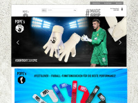 popes-gloves.de Webseite Vorschau