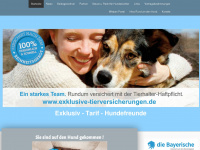 exklusive-tierversicherungen.de Webseite Vorschau