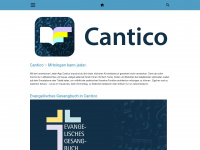 cantico.me Webseite Vorschau