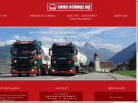 senn-schwyz.ch Webseite Vorschau