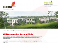 aurora-koeniz.ch Webseite Vorschau