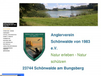 angelverein-schoenwalde.de Webseite Vorschau