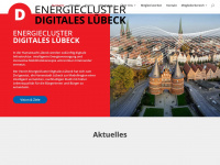 energiecluster-luebeck.de Webseite Vorschau