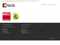 bwd-mueller.at Webseite Vorschau