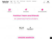 fashion-teamandfriends.de Webseite Vorschau