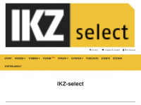 ikz-select.de Webseite Vorschau